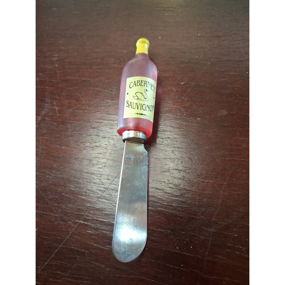 Wine Bottle Shape Cheese Spreader Knife Boston WareHouse